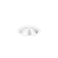 Sylvania LED Downlight Insaver Slim Aluminium Vit 13W 1650lm 70D - 830 Varm Vit | Utskärning 175mm - IP44 - UGR <19