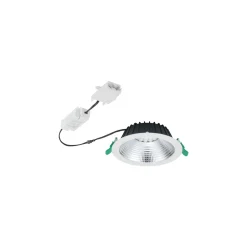 Sylvania LED Downlight Insaver Slim Aluminium Vit 13W 1700lm 70D - 840 Kallvit | Utskärning 175mm - IP44 - UGR <19