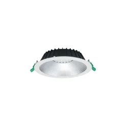 Sylvania LED Downlight Insaver Slim Aluminium Vit 2350lm 70D - 830 Varm Vit | Utskärning 225mm - IP44