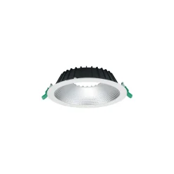 Sylvania LED Downlight Insaver Slim Aluminium Vit 2350lm 70D - 830 Varm Vit | Utskärning 225mm - IP44