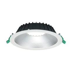 Sylvania LED Downlight Insaver Slim Aluminium Vit 2350lm 70D - 830 Varm Vit | Utskärning 225mm - IP44