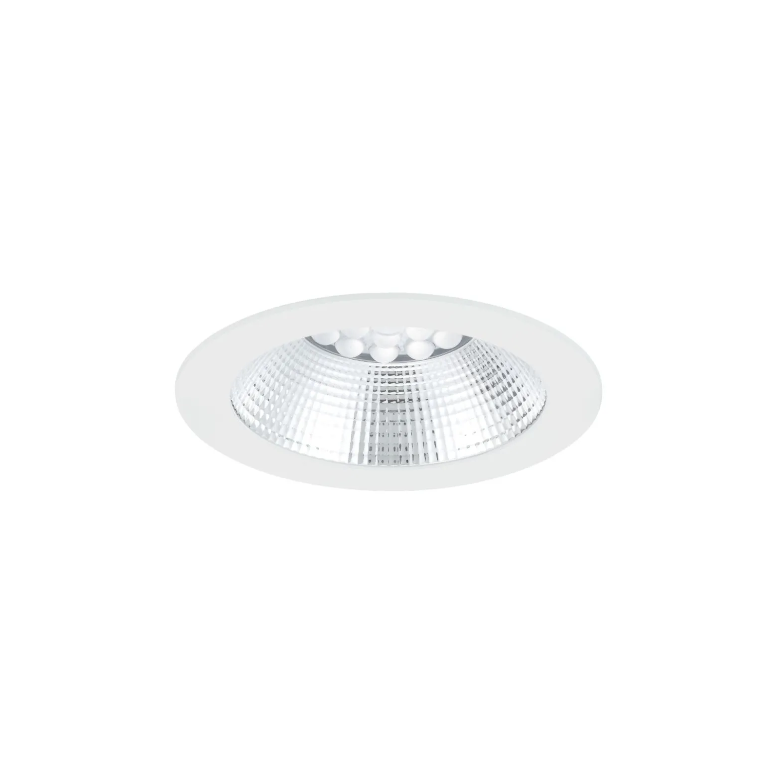 Sylvania LED Downlight Insaver Slim Aluminium Vit 1150lm 70D - 830 Varm Vit | Utskärning 150mm - IP44 - UGR <19