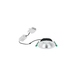 Sylvania LED Downlight Insaver Slim Aluminium Vit 1150lm 70D - 830 Varm Vit | Utskärning 150mm - IP44 - UGR <19