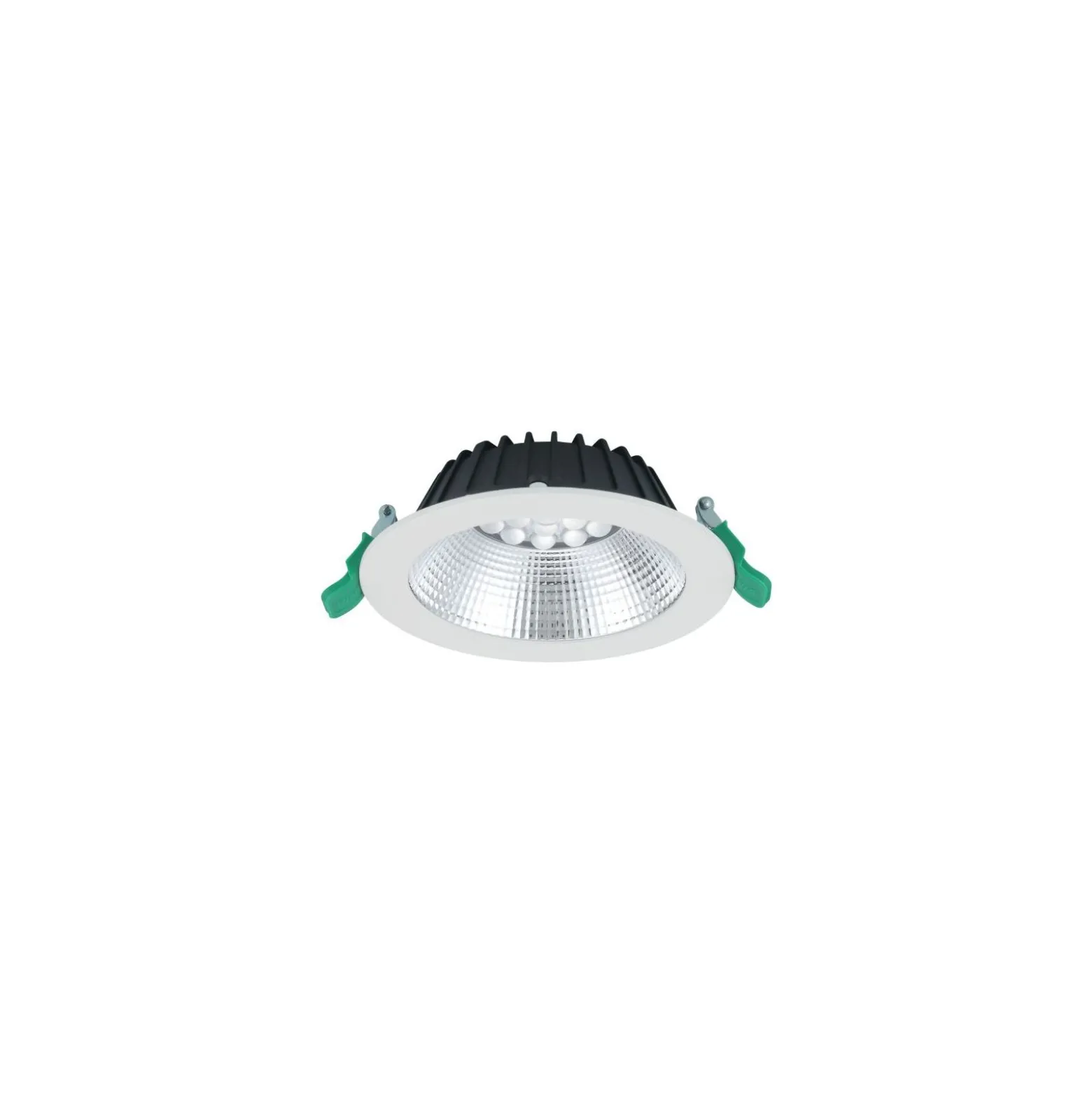 Sylvania LED Downlight Insaver Slim Aluminium Vit 1150lm 70D - 830 Varm Vit | Utskärning 150mm - IP44 - UGR <19