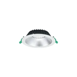 Sylvania LED Downlight Insaver Slim Aluminium Vit 2050lm 70D - 840 Kallvit | Utskärning 205mm - IP44