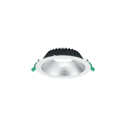 Sylvania LED Downlight Insaver Slim Aluminium Vit 2050lm 70D - 840 Kallvit | Utskärning 205mm - IP44