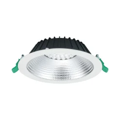 Sylvania LED Downlight Insaver Slim Aluminium Vit 2050lm 70D - 840 Kallvit | Utskärning 205mm - IP44