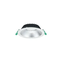 Sylvania LED Downlight Insaver Slim Aluminium Vit 2050lm 70D - 840 Kallvit | Utskärning 205mm - IP44
