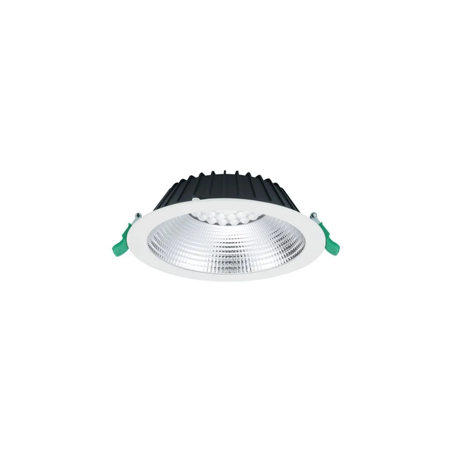 Sylvania LED Downlight Insaver Slim Aluminium Vit 1950lm 70D - 830 Varm Vit | Utskärning 205mm - IP44