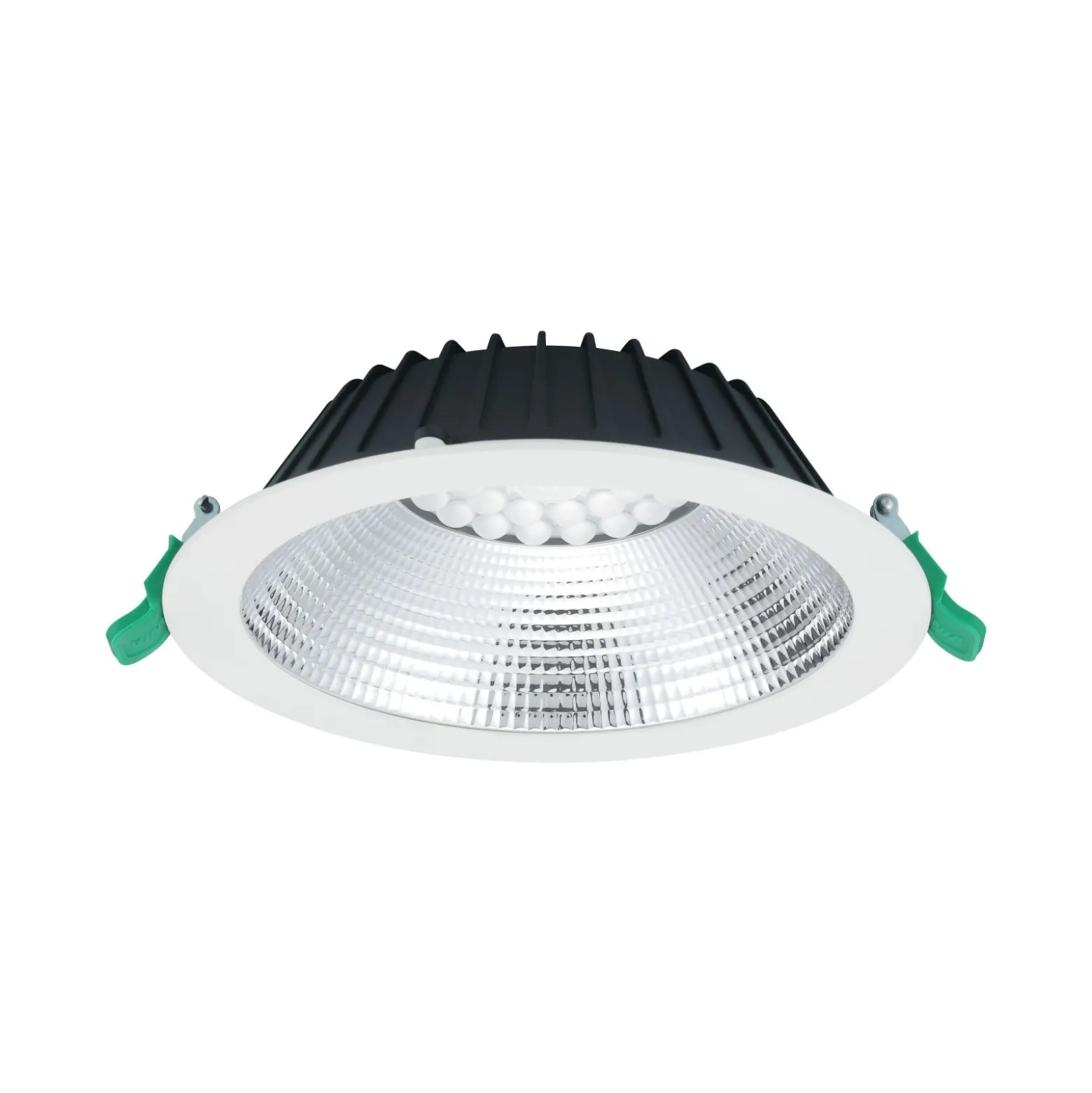 Sylvania LED Downlight Insaver Slim Aluminium Vit 1950lm 70D - 830 Varm Vit | Utskärning 205mm - IP44