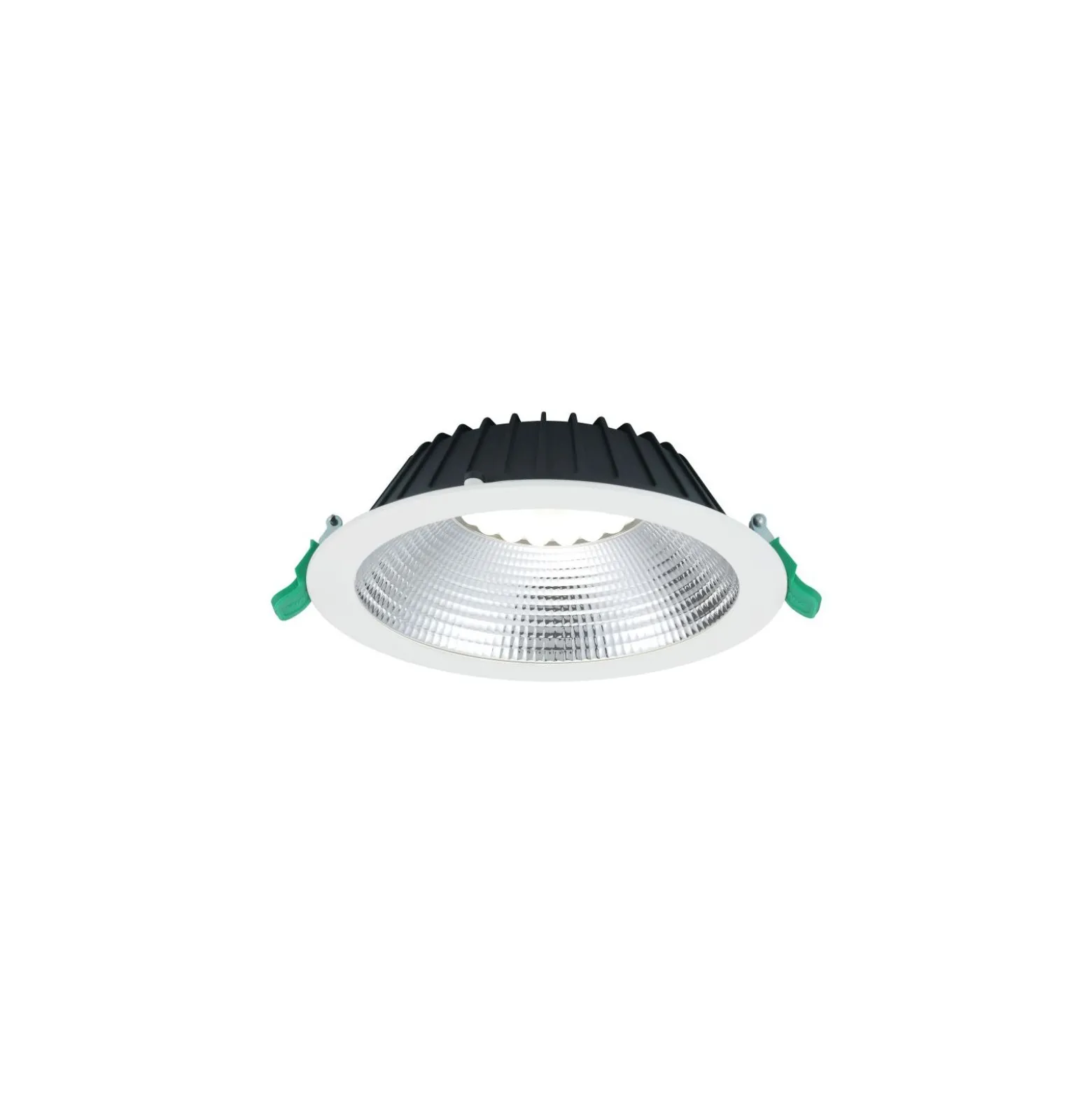Sylvania LED Downlight Insaver Slim Aluminium Vit 1950lm 70D - 830 Varm Vit | Utskärning 205mm - IP44
