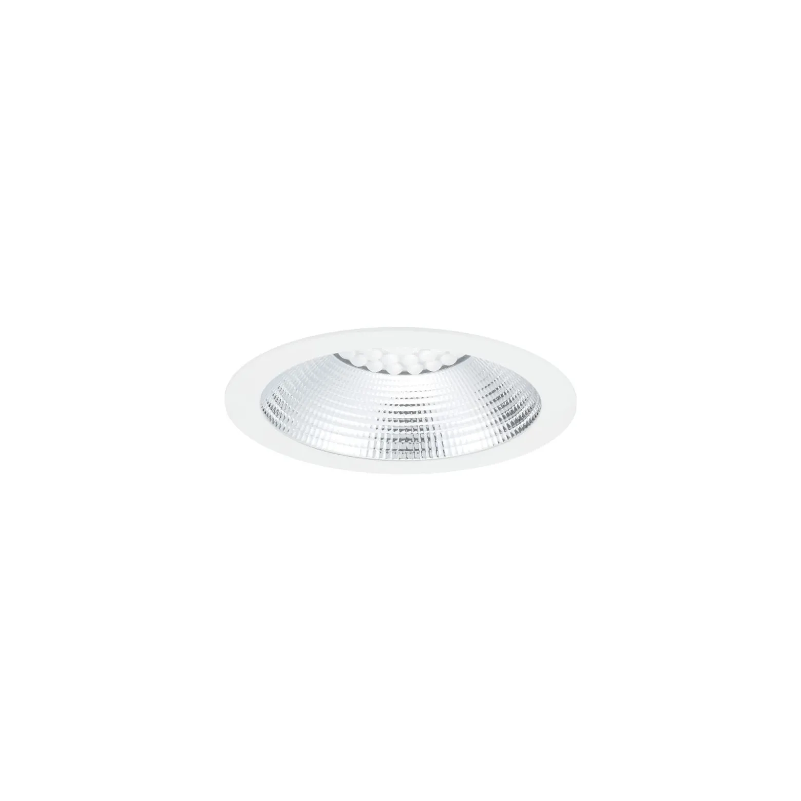 Sylvania LED Downlight Insaver Slim Aluminium Vit 1950lm 70D - 830 Varm Vit | Utskärning 205mm - IP44