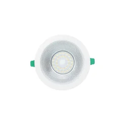Sylvania LED Downlight Insaver Slim Aluminium Vit 1950lm 70D - 830 Varm Vit | Utskärning 205mm - IP44