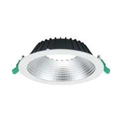 Sylvania LED Downlight Insaver Slim Aluminium Vit 2500lm 70D - 840 Kallvit | Utskärning 205mm - IP44 - UGR <19