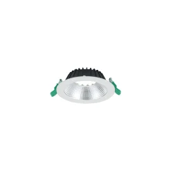 Sylvania LED Downlight Insaver Slim Aluminium Vit 1200lm 70D - 840 Kallvit | Utskärning 150mm - IP44 - UGR <19