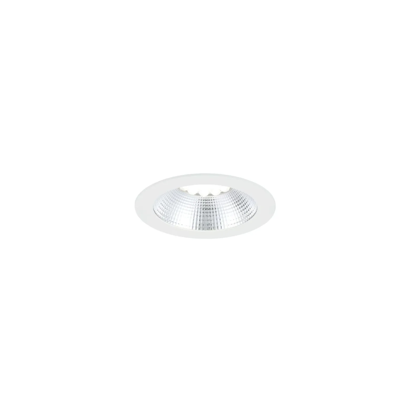 Sylvania LED Downlight Insaver Slim Aluminium Vit 1200lm 70D - 840 Kallvit | Utskärning 150mm - IP44 - UGR <19