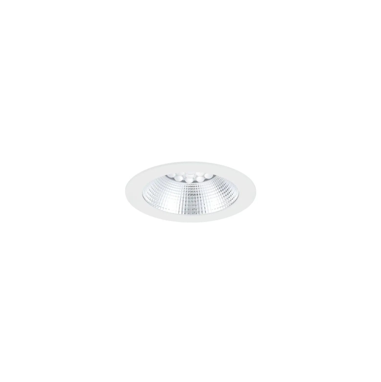 Sylvania LED Downlight Insaver Slim Aluminium Vit 1200lm 70D - 840 Kallvit | Utskärning 150mm - IP44 - UGR <19