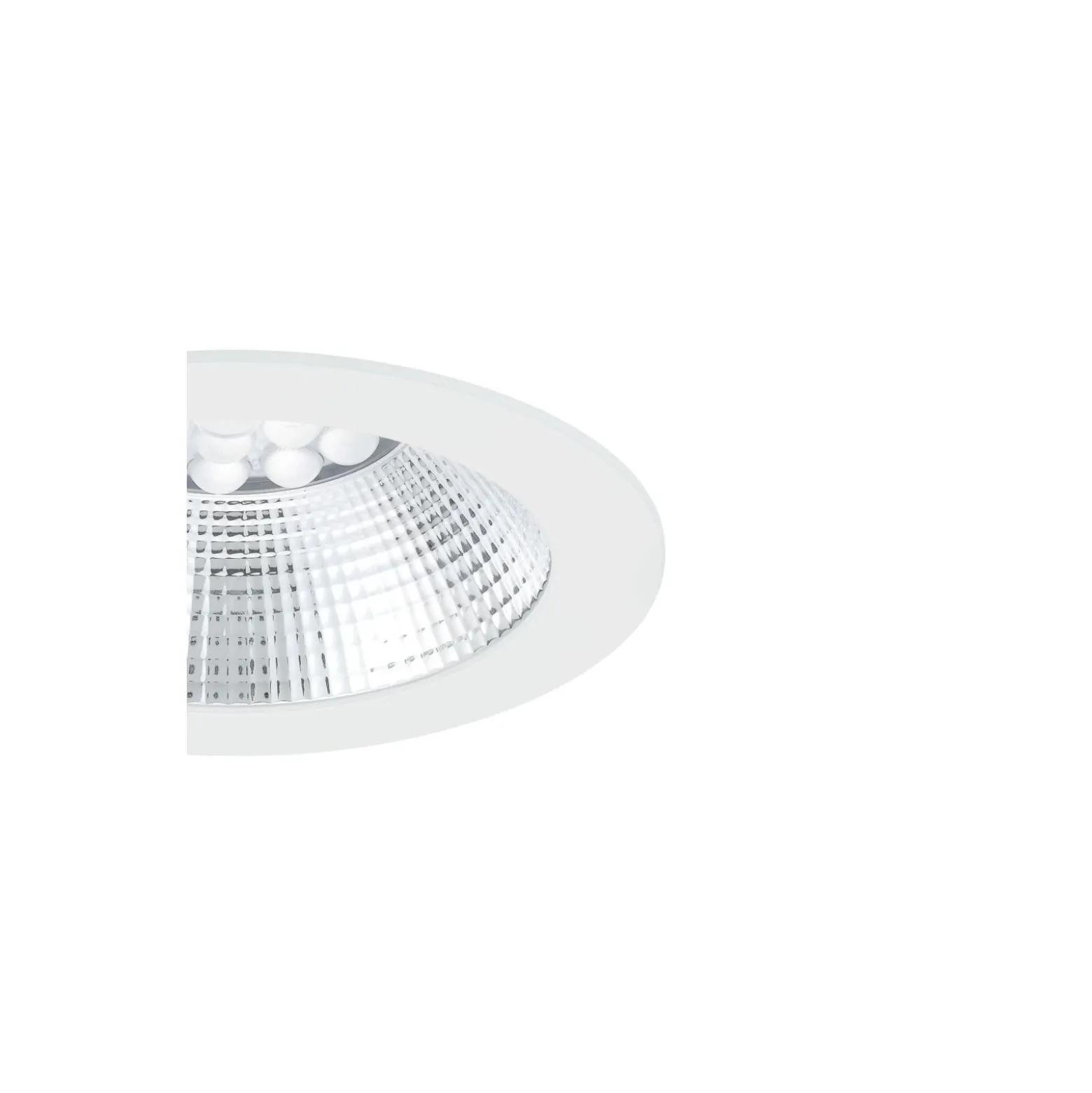 Sylvania LED Downlight Insaver Slim Aluminium Vit 1200lm 70D - 840 Kallvit | Utskärning 150mm - IP44 - UGR <19
