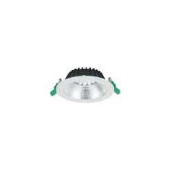 Sylvania LED Downlight Insaver Slim Aluminium Vit 1200lm 70D - 840 Kallvit | Utskärning 150mm - IP44 - UGR <19