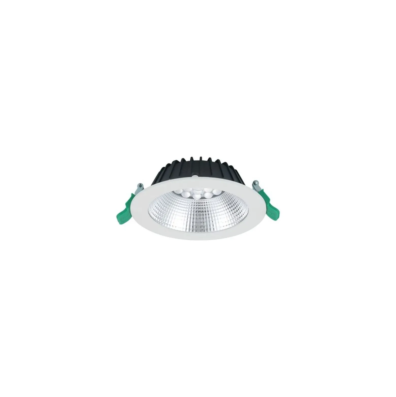 Sylvania LED Downlight Insaver Slim Aluminium Vit 1200lm 70D - 840 Kallvit | Utskärning 150mm - IP44 - UGR <19