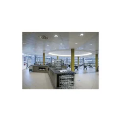 Sylvania LED Downlight Insaver Slim 175 Aluminium Vit 13W 1700lm 70D - 840 Kallvit | Utskärning 175mm - IP44 - Dimbar