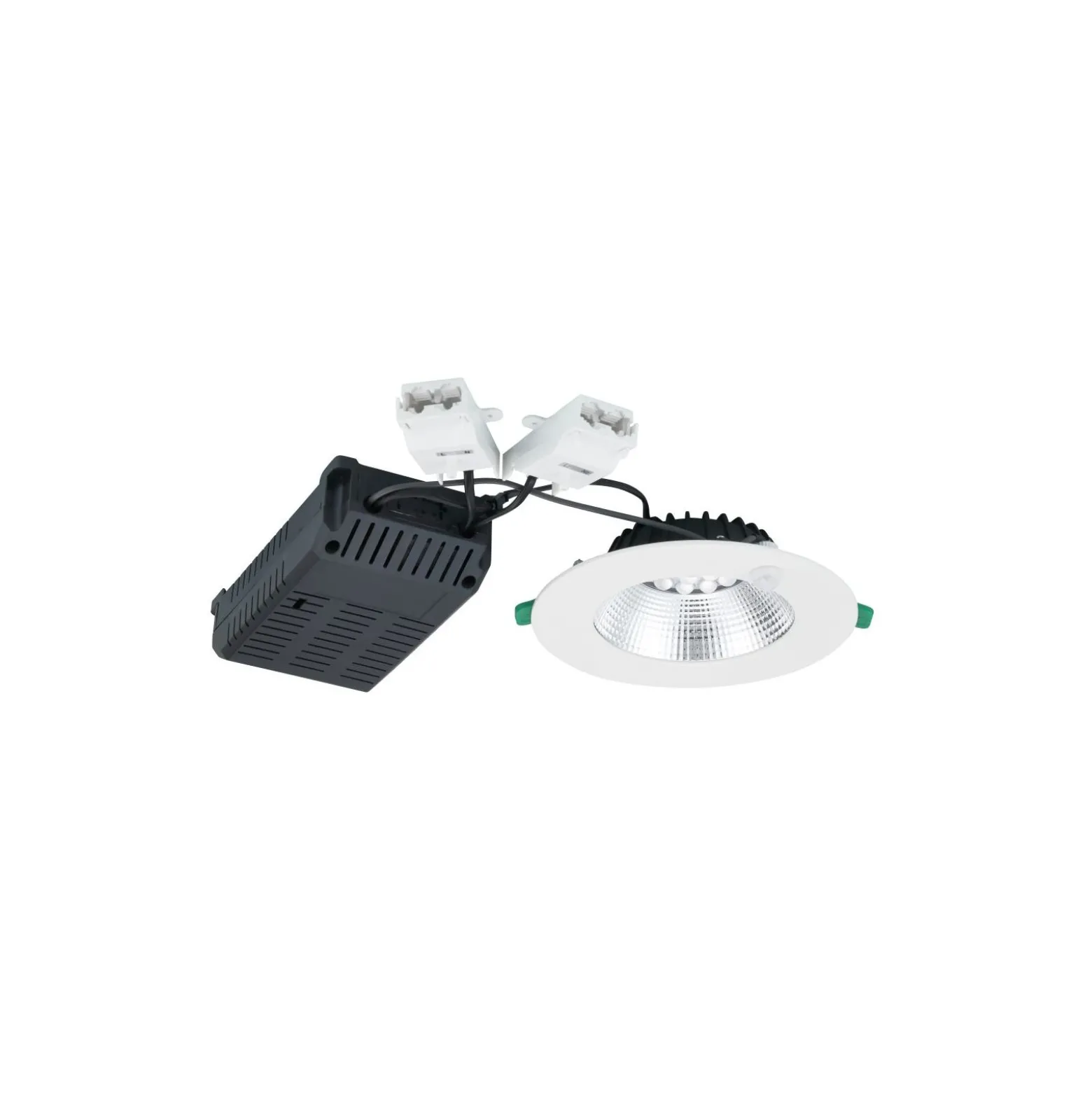 Sylvania LED Downlight Insaver Slim Aluminium Vit 13W 1200lm 70D - 840 Kallvit | Utskärning 175mm - IP44 - UGR <19 - Rörelsesensor