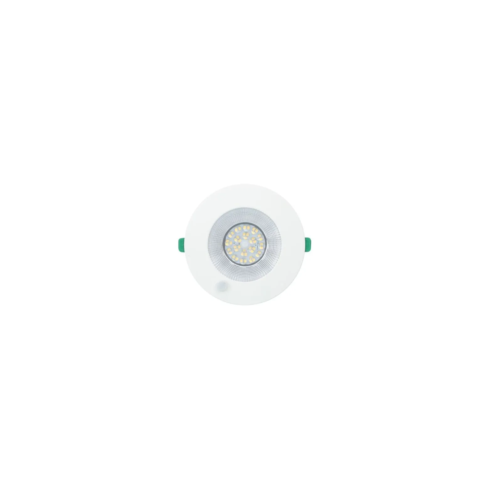 Sylvania LED Downlight Insaver Slim Aluminium Vit 13W 1200lm 70D - 840 Kallvit | Utskärning 175mm - IP44 - UGR <19 - Rörelsesensor