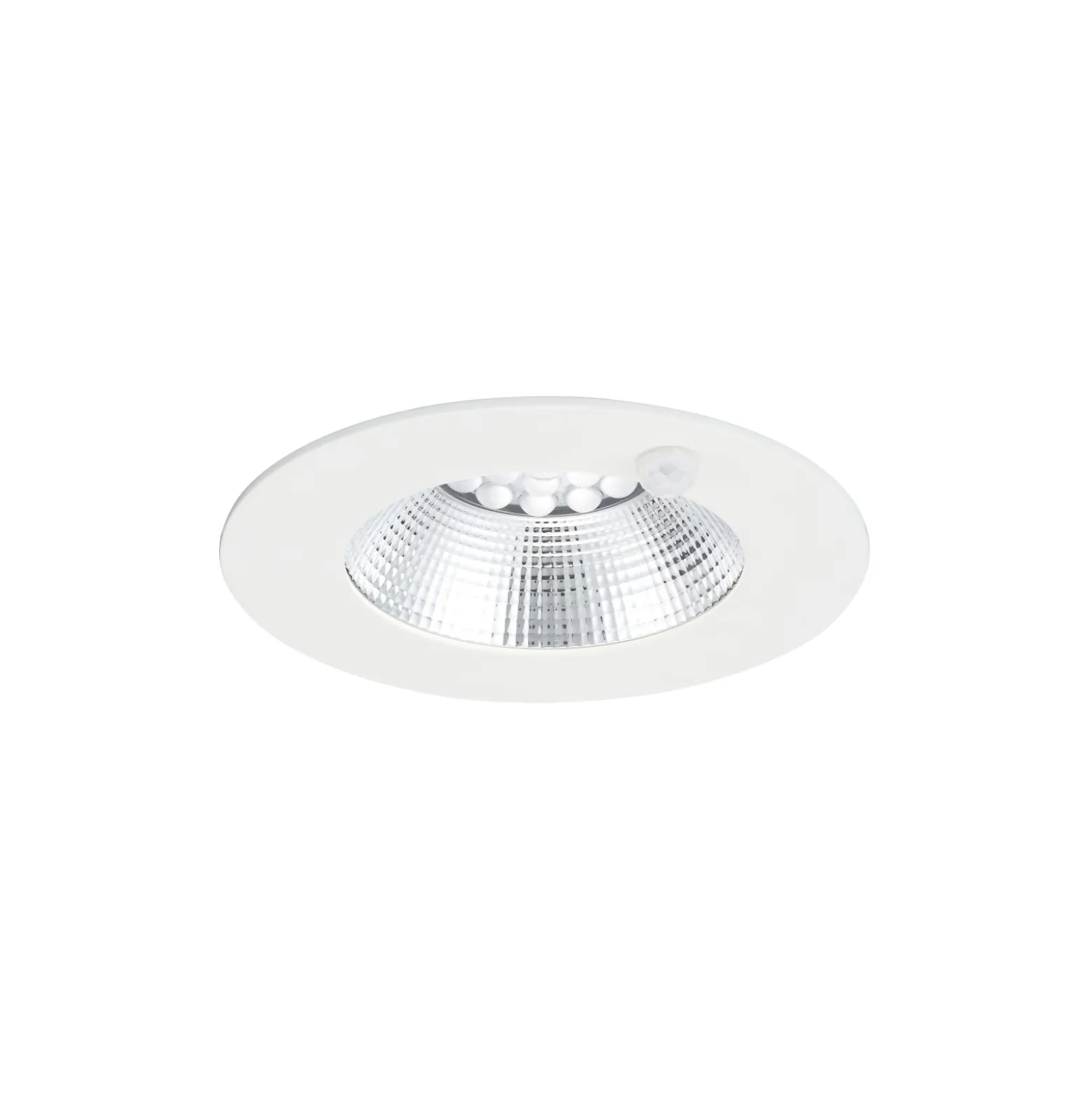 Sylvania LED Downlight Insaver Slim Aluminium Vit 13W 1200lm 70D - 840 Kallvit | Utskärning 175mm - IP44 - UGR <19 - Rörelsesensor