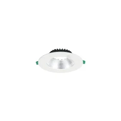 Sylvania LED Downlight Insaver Slim Aluminium Vit 13W 1150lm 70D - 830 Varm Vit | Utskärning 175mm - IP44 - UGR <19 - Rörelsesensor