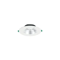 Sylvania LED Downlight Insaver Slim Aluminium Vit 13W 1150lm 70D - 830 Varm Vit | Utskärning 175mm - IP44 - UGR <19 - Rörelsesensor