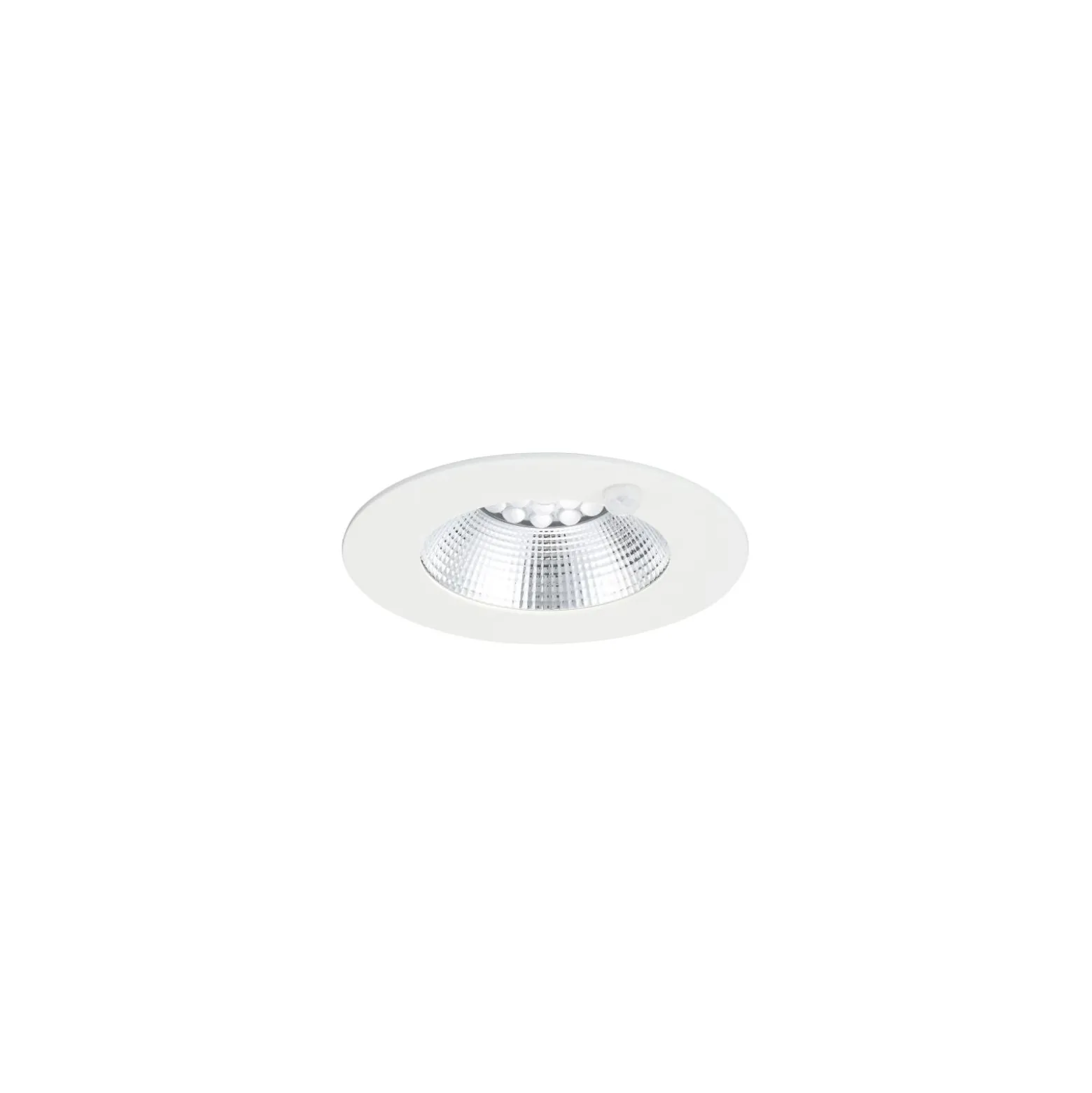 Sylvania LED Downlight Insaver Slim Aluminium Vit 13W 1150lm 70D - 830 Varm Vit | Utskärning 175mm - IP44 - UGR <19 - Rörelsesensor