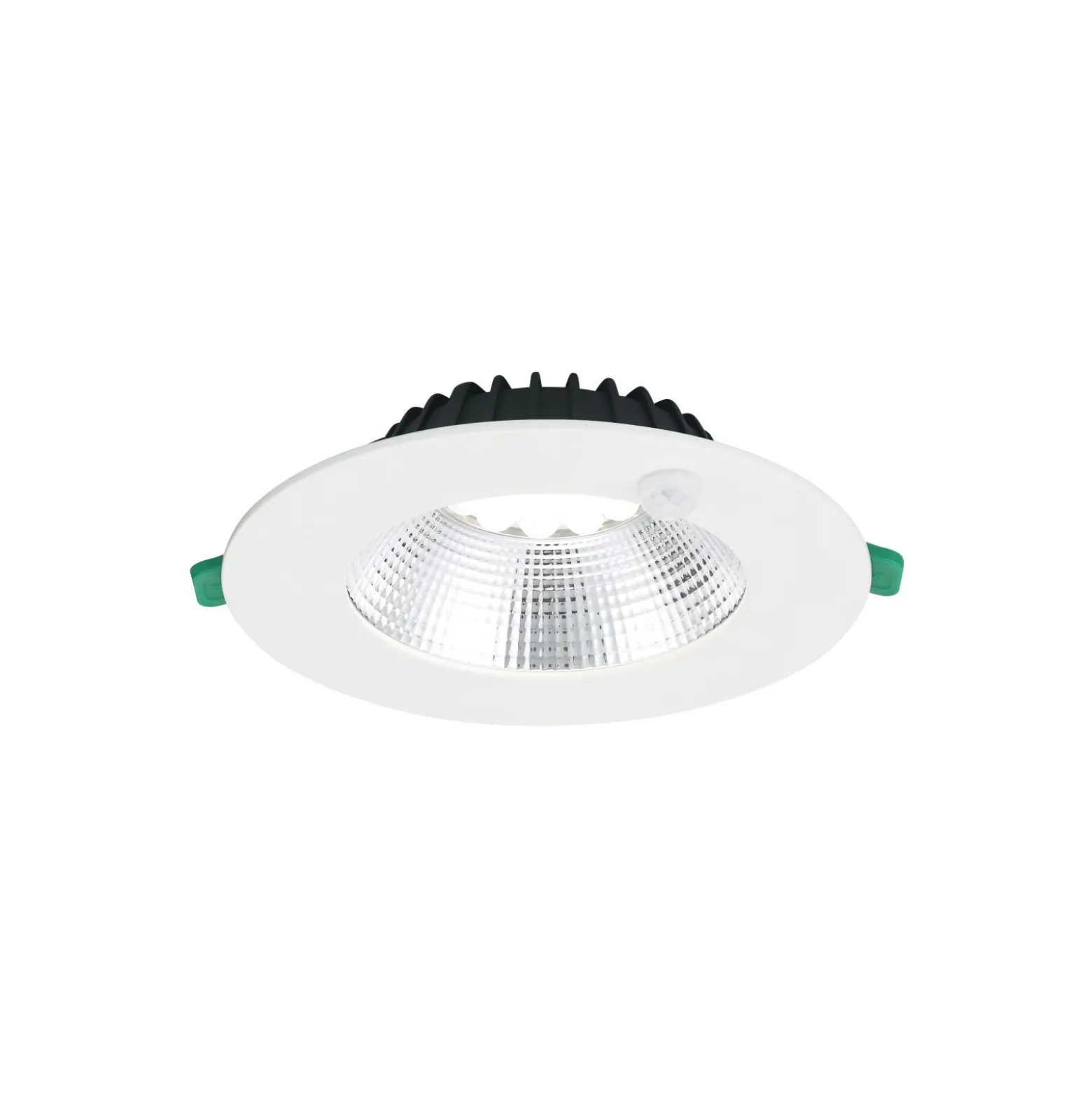 Sylvania LED Downlight Insaver Slim Aluminium Vit 13W 1150lm 70D - 830 Varm Vit | Utskärning 175mm - IP44 - UGR <19 - Rörelsesensor