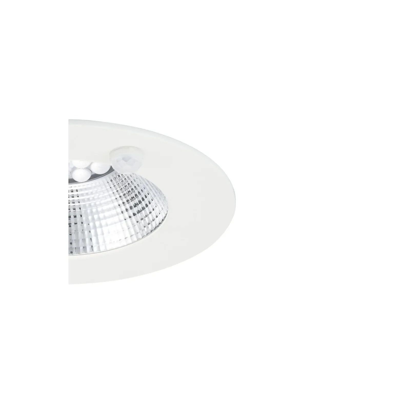 Sylvania LED Downlight Insaver Slim Aluminium Vit 13W 1150lm 70D - 830 Varm Vit | Utskärning 175mm - IP44 - UGR <19 - Rörelsesensor