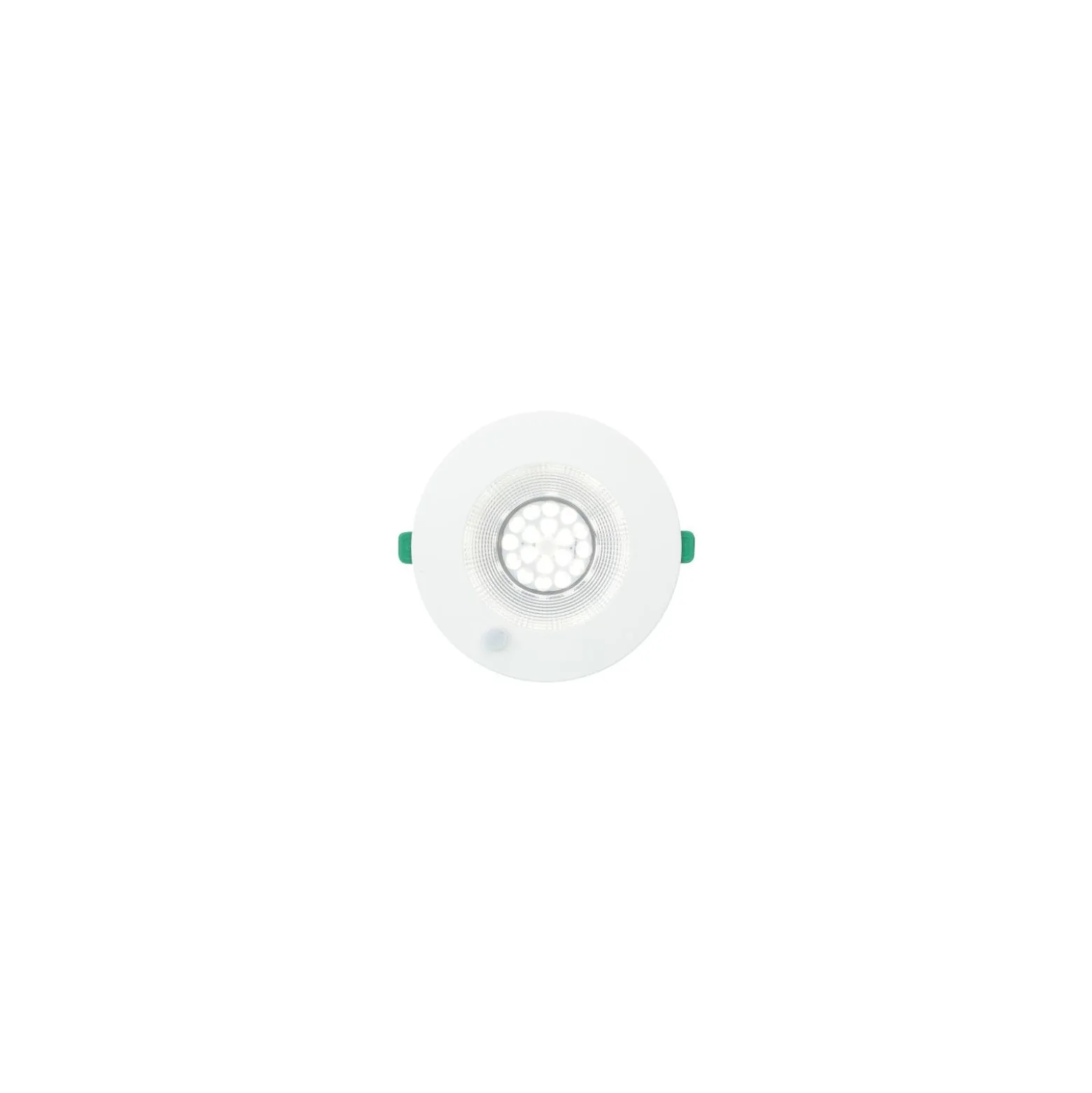 Sylvania LED Downlight Insaver Slim Aluminium Vit 13W 1150lm 70D - 830 Varm Vit | Utskärning 175mm - IP44 - UGR <19 - Rörelsesensor