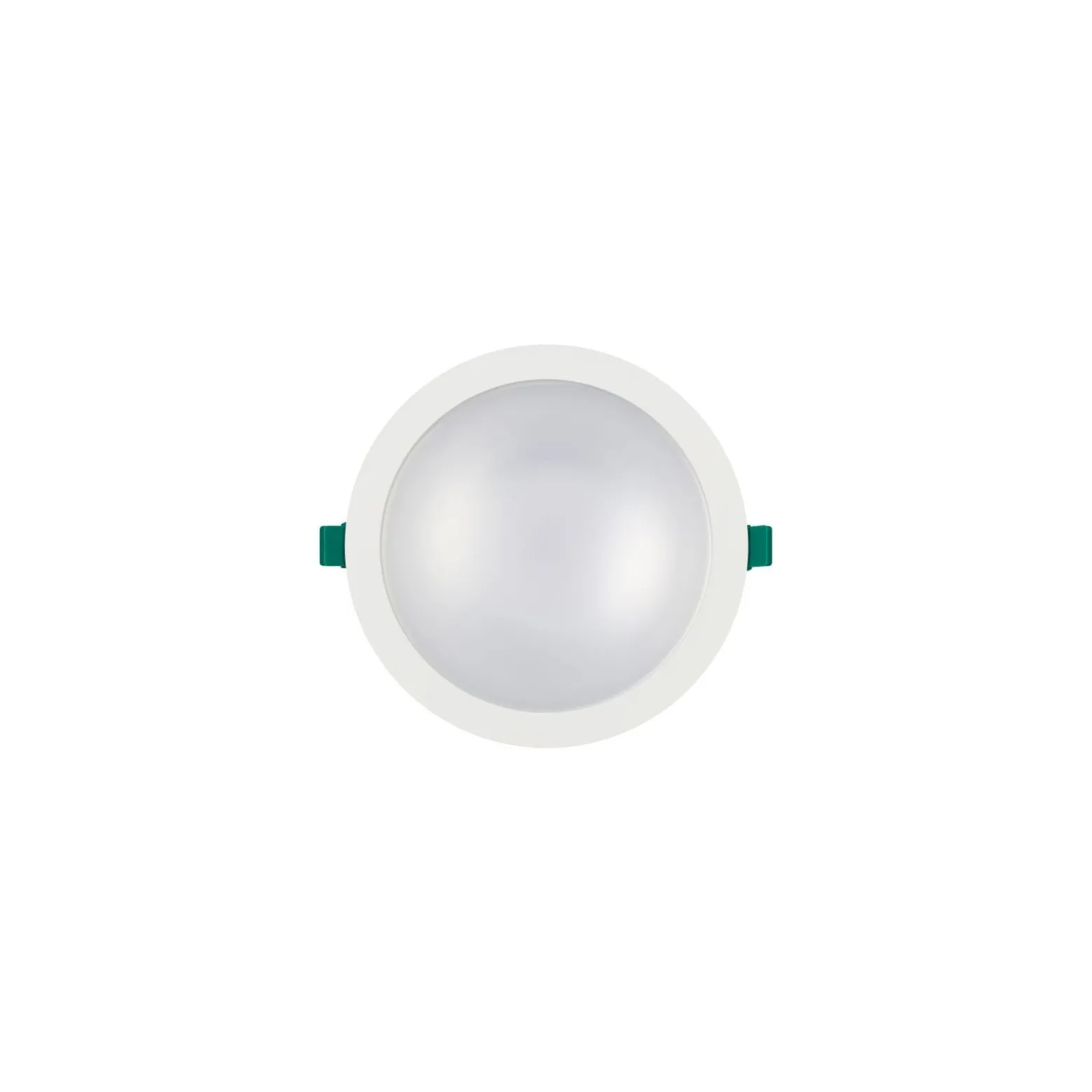 Sylvania LED Downlight Start 225 Aluminium Vit 23W 2350lm 77D - 830 Varm Vit | Utskärning 225mm - IP54