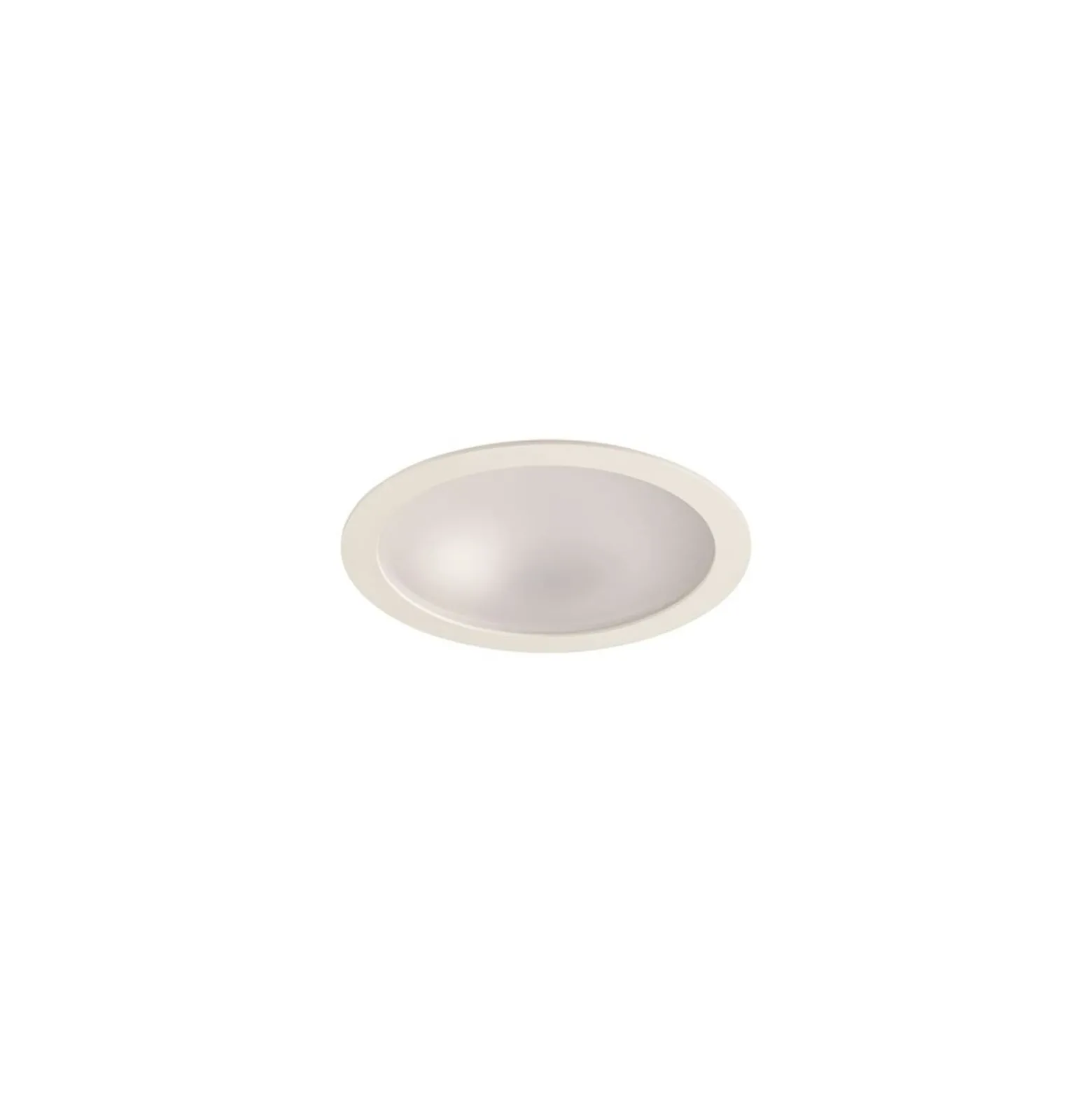 Sylvania LED Downlight Start 225 Aluminium Vit 23W 2350lm 77D - 830 Varm Vit | Utskärning 225mm - IP54