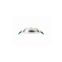 Sylvania LED Downlight Start 205 Aluminium Vit 20W 2100lm 74D - 830 Varm Vit | Utskärning 205mm - IP54 - Dimbar
