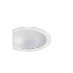 Sylvania LED Downlight Start 205 Aluminium Vit 20W 2100lm 74D - 830 Varm Vit | Utskärning 205mm - IP54 - Dimbar