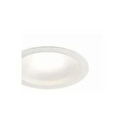 Sylvania LED Downlight Start 205 Aluminium Vit 20W 2100lm 74D - 830 Varm Vit | Utskärning 205mm - IP54 - Dimbar