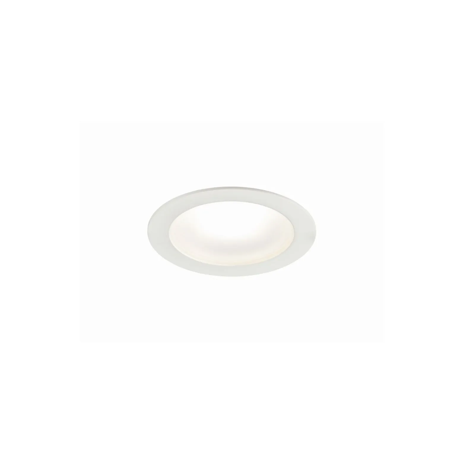 Sylvania LED Downlight Start IP44 150 Aluminium Vit 12W 1200lm 74D - 830 Varm Vit | Utskärning 150mm - IP54 - Dimbar