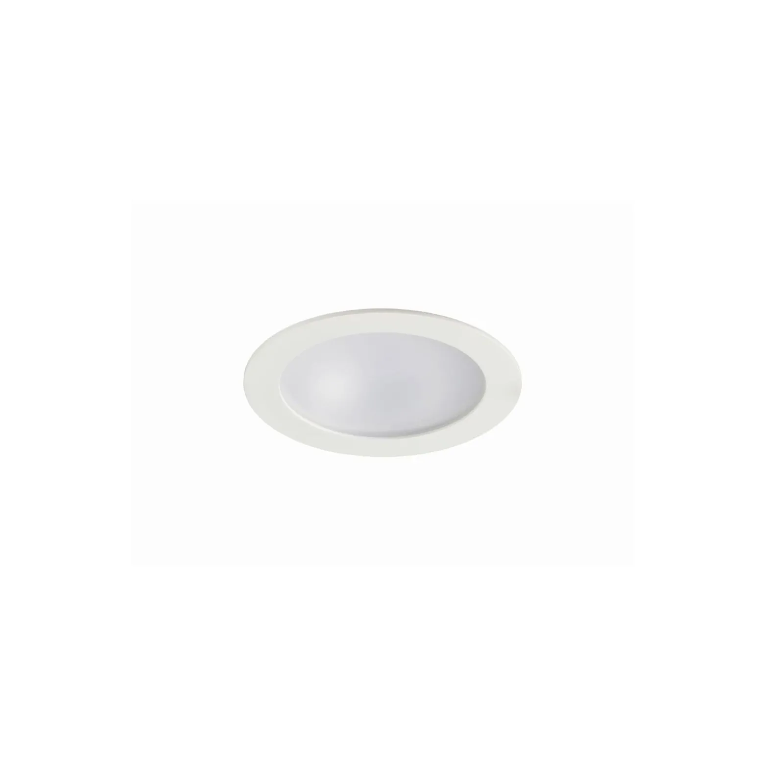 Sylvania LED Downlight Start IP44 150 Aluminium Vit 12W 1200lm 74D - 830 Varm Vit | Utskärning 150mm - IP54 - Dimbar