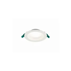 Sylvania LED Downlight Start IP44 150 Aluminium Vit 12W 1200lm 74D - 830 Varm Vit | Utskärning 150mm - IP54 - Dimbar