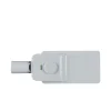 Sylvania LED Gatubelysning Zephyr Stor Aluminium 9000lm 150x70D - 840 Kallvit | IP66 - Asymmetrisk