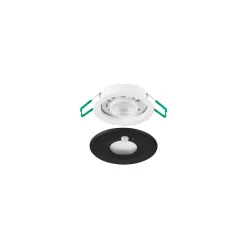 Sylvania LED Spot Start HO PIR Aluminium Svart 10W 1050lm 50D - 827-830-840 CCT | Utskärning 68mm - IP65 - Sensor