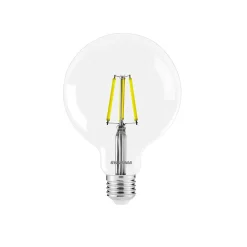 Sylvania ToLEDo Platinum Retro LED Globe 120mm Klar 4W 840lm - 827 Extra Varm Vit | Ersättare 60W