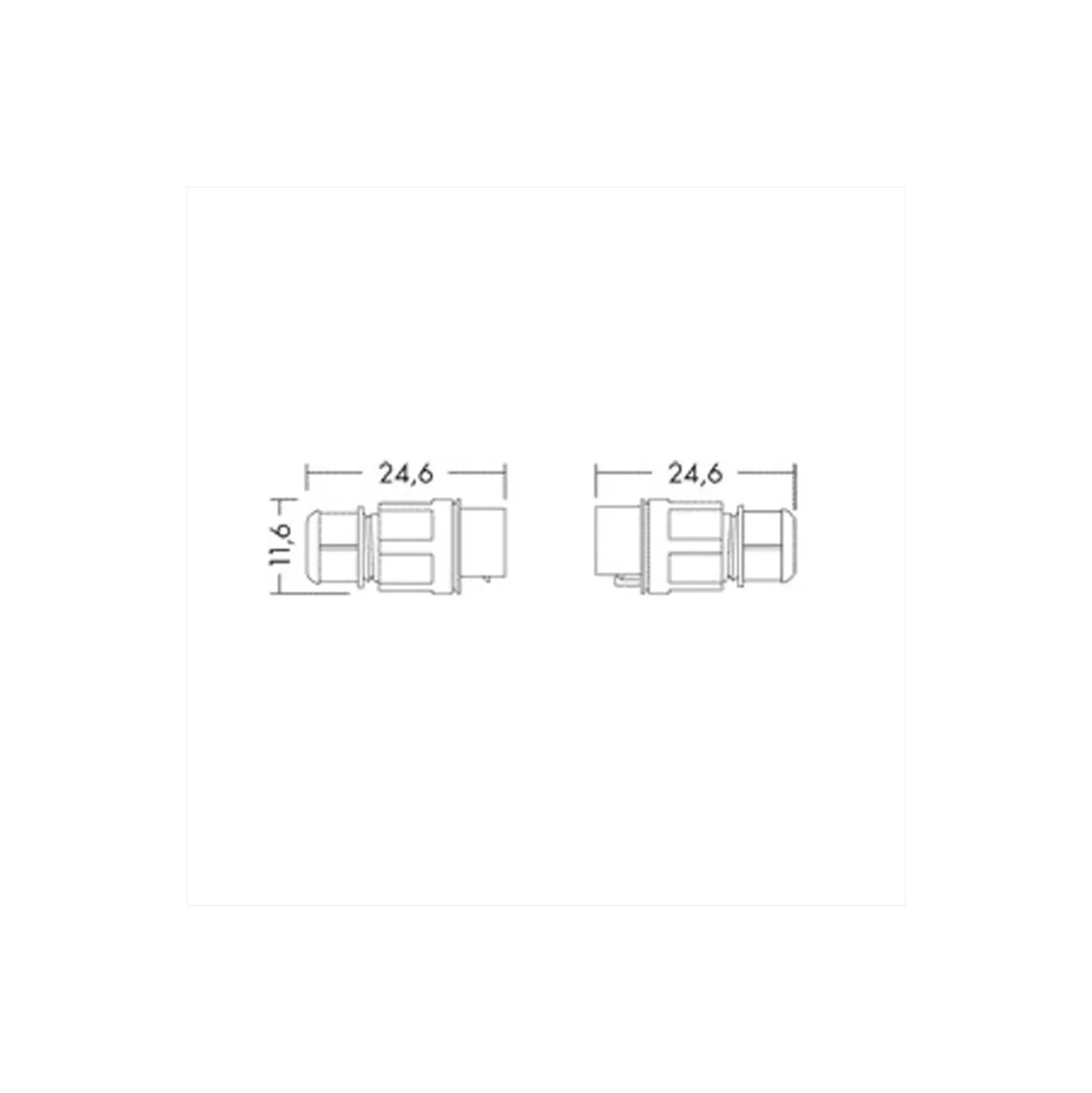 THORNeco CONNY IP68 Quick anslutningsstycke 16A 3-polig