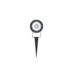 THORNeco LED Spot MARY GARDEN Glas Svart 8W 500lm - 830 Varm Vit | Utskärning 95mm - IP66