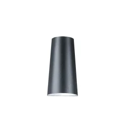 THORNeco Armatur Runda HOLLY Aluminium Svart Up & Down 8W 500lm - 830 Varm Vit