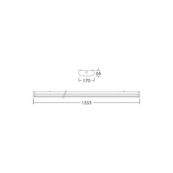 THORNeco LED Allmänbruksarmatur Freja Varioflex 24-47W 3500-7000lm - 830-840 CCT | 150cm
