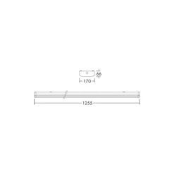 THORNeco LED Allmänbruksarmatur Freja Varioflex 15-29W 2100-4200lm - 830/840 CCT | 120cm